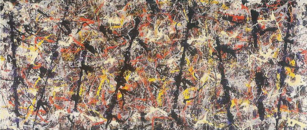 Abstraktes Gemälde von Jackson Pollock, Blue Poles, Nr. 11, 1952